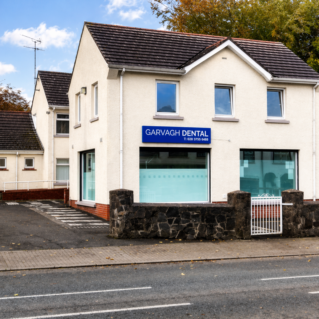 Garvagh Dental practice building on Main Street, Garvagh